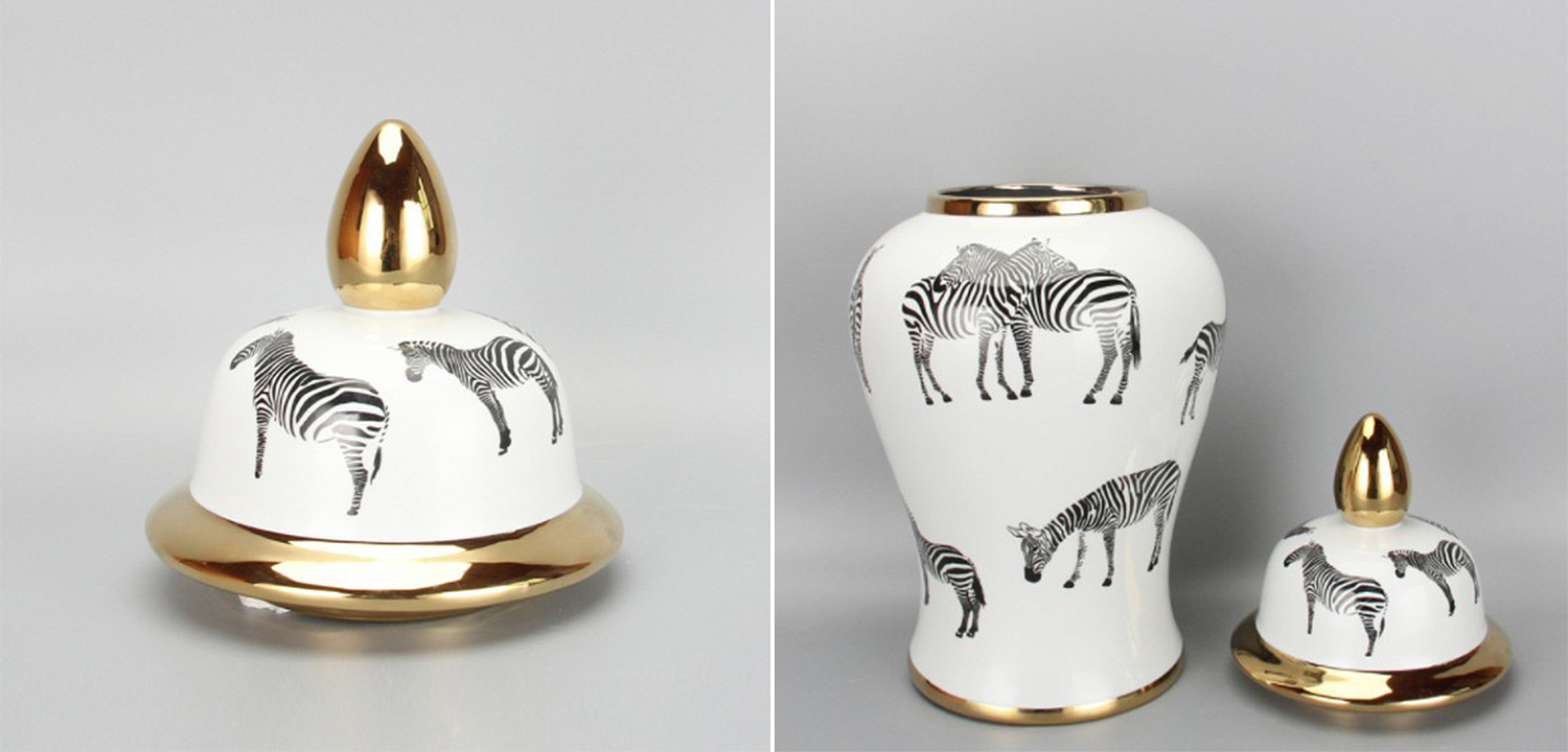 Ваза White Vase Zebra Ваза White Vase Zebra - Loft-Concept в Барнауле