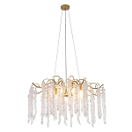 Люстра c подвесками из прозрачного хрусталя Диаметр 85 см FAIRYTREE Light варинант исполнения - 1 | Loft Concept в Барнауле