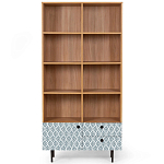 Широкий стеллаж с принтом Elise Rack варинант исполнения - 14 | Loft Concept в Барнауле