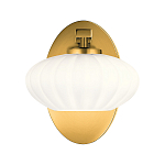  Бра с круглым плафон из матового белого стекла Kichler варинант исполнения - 7 | Loft Concept в Барнауле