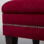 Мягкая банкетка с зоной для хранения Casket Red варинант исполнения - 4 | Loft Concept в Барнауле