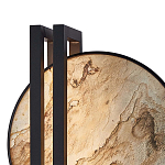 Бра из двух каменных дисков в металлической раме Constellation варинант исполнения - 2 | Loft Concept в Барнауле