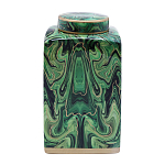 Ваза с малахитовым узором MALACHITE варинант исполнения - 1 | Loft Concept в Барнауле