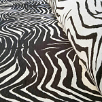 Мебельная ткань Шенилл черно-белый принт 140 см T3-1 варинант исполнения - 2 | Loft Concept в Барнауле