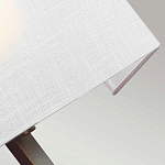 Бра с прямоугольным тканевым абажуром белого цвета Feiss варинант исполнения - 8 | Loft Concept в Барнауле