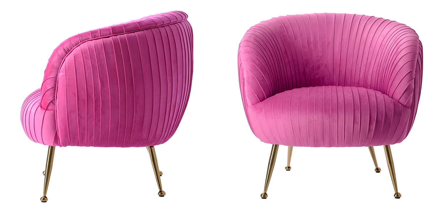 Кресло SOUFFLE CHAIR pink velor Кресло SOUFFLE CHAIR pink velor - Loft-Concept в Барнауле
