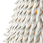 Подвесной светильник белый металлический в форме колокола White Natural Lines варинант исполнения - 1 | Loft Concept в Барнауле