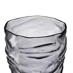 Ваза стеклянная фактурная Crumpled Vase 25,3 см варинант исполнения - 2 | Loft Concept в Барнауле