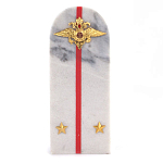 Сувенир Погон МВД из натурального камня мрамор Souvenir Epaulets варинант исполнения - 1 | Loft Concept в Барнауле