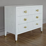 Бельевой Комод с 4 ящиками Elsa Dreams White варинант исполнения - 1 | Loft Concept в Барнауле