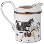 Чайный сервиз из фарфора с изображением лошадей на 6 персон 15 предметов Porcelain Horse Set  варинант исполнения - 5 | Loft Concept в Барнауле