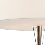 Люстра круглая с белым тканевым абажуром  White Light Diffuser варинант исполнения - 2 | Loft Concept в Барнауле