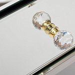 Тумбочка зеркальная с ящиком Mirror Chrome Cabinet варинант исполнения - 4 | Loft Concept в Барнауле