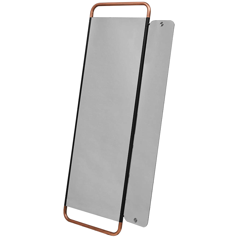 Напольное зеркало Copper Black Functional Mirror Черный Медь Зеркало Напольное зеркало Copper Black Functional Mirror Черный Медь Зеркало в Барнауле | Loft Concept
