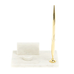 Подставка для телефона с ручкой из натурального камня креноид Natural Stone Stand варинант исполнения - 2 | Loft Concept в Барнауле