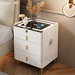 Умная прикроватная тумбочка c зарядкой для телефона Smart Furniture варинант исполнения - 1 | Loft Concept в Барнауле