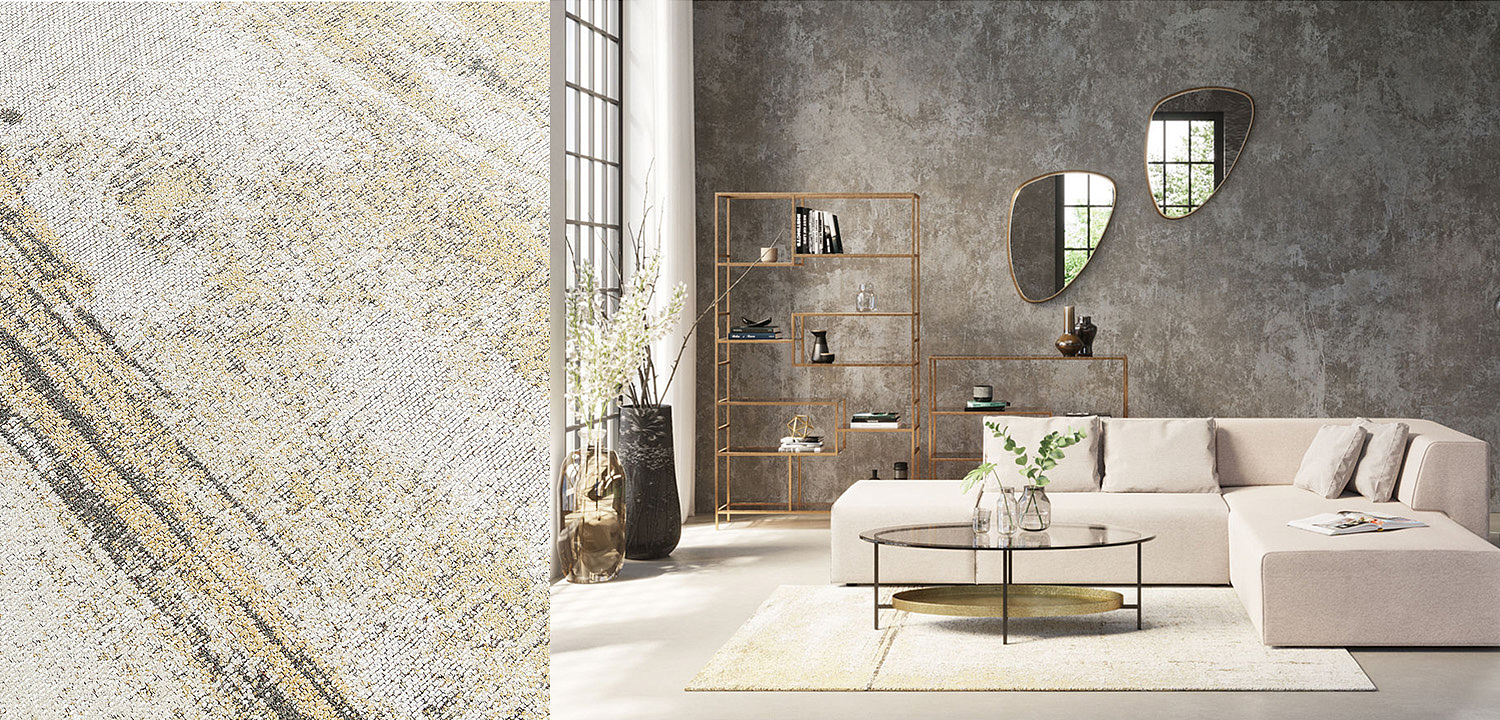 Ковер Abstraction beige Ковер Abstraction beige - Loft-Concept в Барнауле