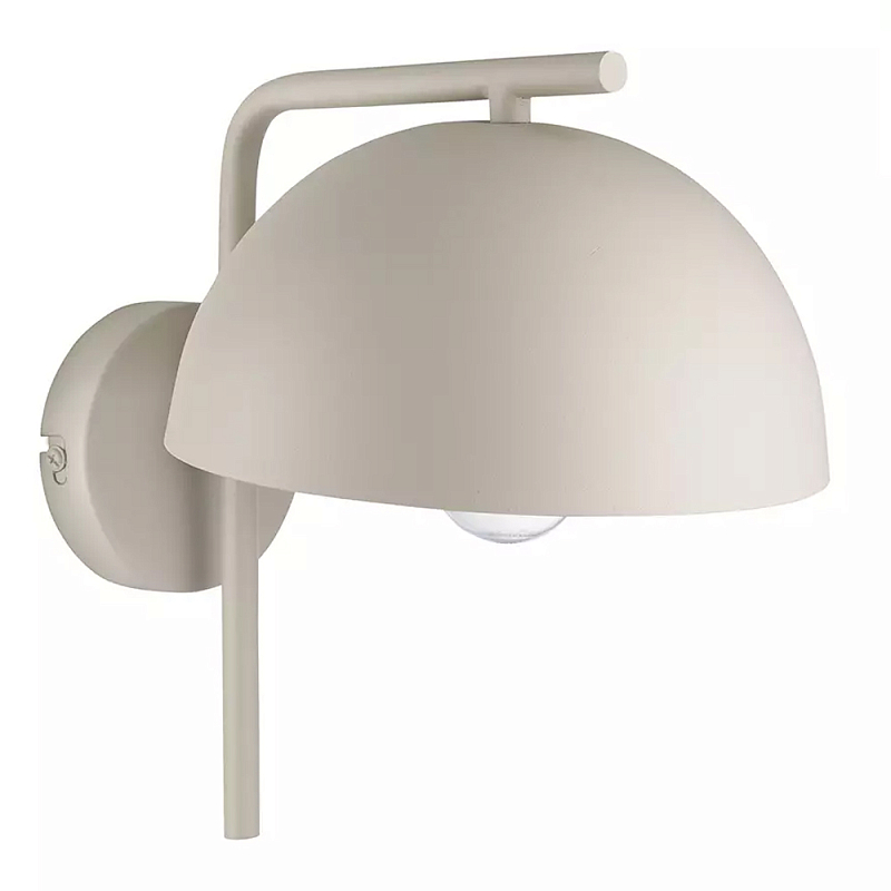Бра бежевое с полукруглым плафоном Beige Wall Lamp Бежевый Бра бежевое с полукруглым плафоном Beige Wall Lamp Бежевый в Барнауле | Loft Concept