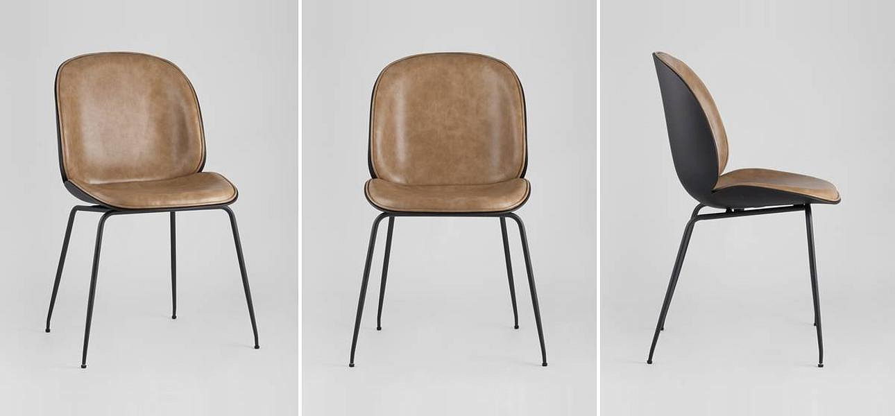 Стул Винтажная Коричневая Экокожа Vendramin Chair Стул Винтажная Коричневая Экокожа Vendramin Chair - Loft-Concept в Барнауле
