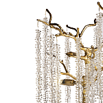 Лампа настольная со стеклянными подвесами цвет золото FAIRYTREE Light варинант исполнения - 2 | Loft Concept в Барнауле