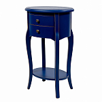 Синяя тумба на фигурных ножках Shelby варинант исполнения - 2 | Loft Concept в Барнауле