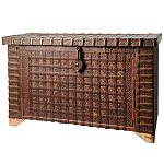 Большой Этнический сундук с металлическим декором  варинант исполнения - 3 | Loft Concept в Барнауле