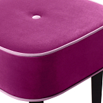 Квадратный мягкий пуф на черных ножках Winton Pouf Square варинант исполнения - 18 | Loft Concept в Барнауле