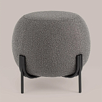 Пуф в ткани букле темно-серого цвета Pikelet варинант исполнения - 2 | Loft Concept в Барнауле