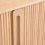 Длинный низкий буфет с 2-мя раздвижными дверцами Toinette Light Cupboard варинант исполнения - 11 | Loft Concept в Барнауле