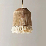 Люстра круглая плетеная с кисточками Small Solar Glow варинант исполнения - 3 | Loft Concept в Барнауле