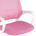 Офисное кресло с основанием из белого пластика Desk chairs Pink варинант исполнения - 6 | Loft Concept в Барнауле