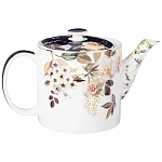 Чайный сервиз из фарфора с цветочным принтом на 6 персон 14 предметов Garden Whisper Porcelain Set  варинант исполнения - 1 | Loft Concept в Барнауле