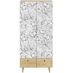 Шкаф с принтом Cotton варинант исполнения - 2 | Loft Concept в Барнауле