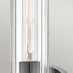 Бра для ванных комнат с прозрачным цилиндрическим плафоном на круглом основании Hinkley варинант исполнения - 10 | Loft Concept в Барнауле