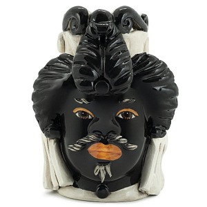 Ваза Vase Moro Man Small Black
