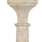 Люстра из дерева в форме подсвечника Coastal Aesthetics варинант исполнения - 2 | Loft Concept в Барнауле