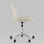 Офисный стул на металлическом основании EGGERY Beige варинант исполнения - 2 | Loft Concept в Барнауле