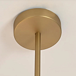 Люстра CANELLE Linear Chandelier 12 Modern Brass варинант исполнения - 4 | Loft Concept в Барнауле