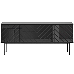 Длинная тумба с зеркальным декором Serena варинант исполнения - 3 | Loft Concept в Барнауле