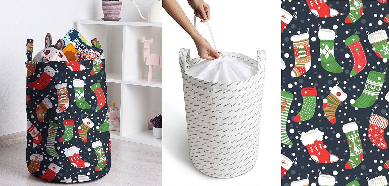 Корзина Christmas stockings Basket Корзина Christmas stockings Basket - Loft-Concept в Барнауле