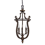 Люстра подвесная бронзового цвета в классическом стиле Hinkley варинант исполнения - 1 | Loft Concept в Барнауле