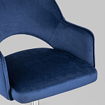 Кресло для компьютерного стола Veloury Blue варинант исполнения - 7 | Loft Concept в Барнауле