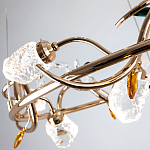 Люстра с хрустальными плафонами и декором Alvere Crystal Chandelier варинант исполнения - 4 | Loft Concept в Барнауле