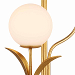 Торшер с золотым каркасом в виде стебля с листьями Inspired by Nature варинант исполнения - 2 | Loft Concept в Барнауле