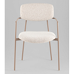 Стул Doe с подклокотниками молочный варинант исполнения - 4 | Loft Concept в Барнауле