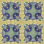 Плитка дизайнерская с узором Экипаж варинант исполнения - 2 | Loft Concept в Барнауле