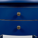 Синяя тумба на фигурных ножках Shelby варинант исполнения - 3 | Loft Concept в Барнауле
