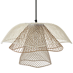 Подвесной светильник Beige Gold Mesh Lampshade Hanging Lamp варинант исполнения - 1 | Loft Concept в Барнауле