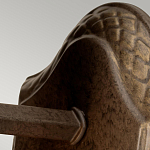 Бра для ванных комнат с прозрачным стеклянным плафоном в форме ананаса и декоративным основанием с рельефным узором Hinkley варинант исполнения - 7 | Loft Concept в Барнауле