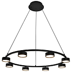 Люстра подвесная круглая черная Black Light Fixtures варинант исполнения - 1 | Loft Concept в Барнауле